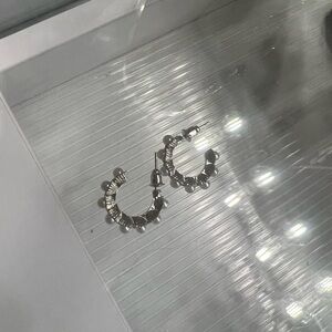 Small Pearl Hoop earrings